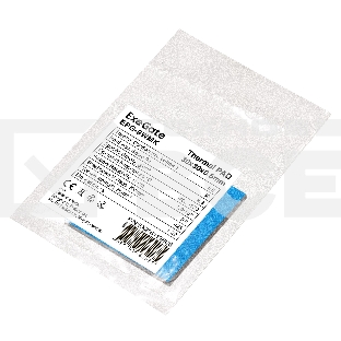 Термопрокладка ExeGate EPG-9WMK (30x30x0.5 mm, 8,5 Вт/ (м•К), теплопроводящая клейкая двухсторонняя)
