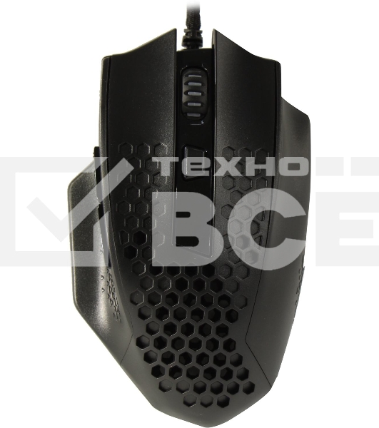 Мышь проводная Defender Redragon Bomber черный, 12400 dpi, USB, кнопки - 7