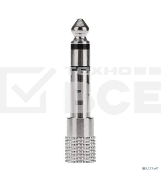 Переходник штекер 6.3мм гнездо 3.5мм стерео Rexant 14-0205