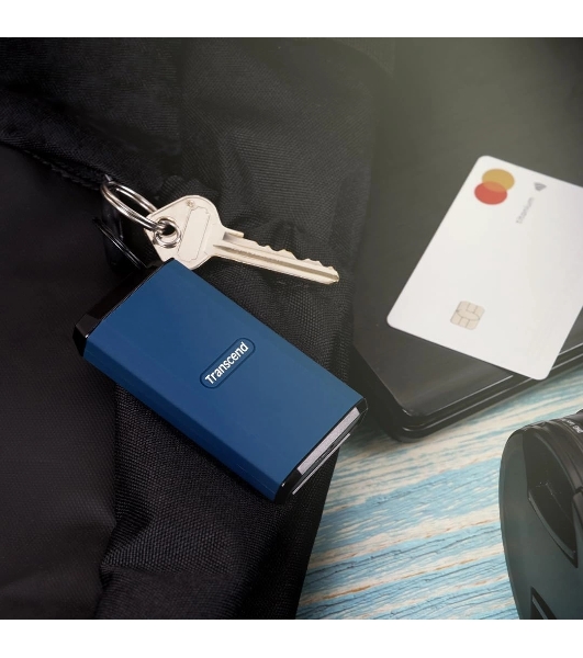 Внешний SSD Transcend USB-C 1TB TS1TESD410C ESD410C 1.8' темно-синий