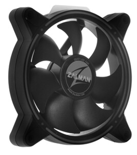 Вентилятор для корпуса Zalman ZM-RFD120A черный, 120 мм, 1500 об/мин, 25.6 дБ, 3 pin