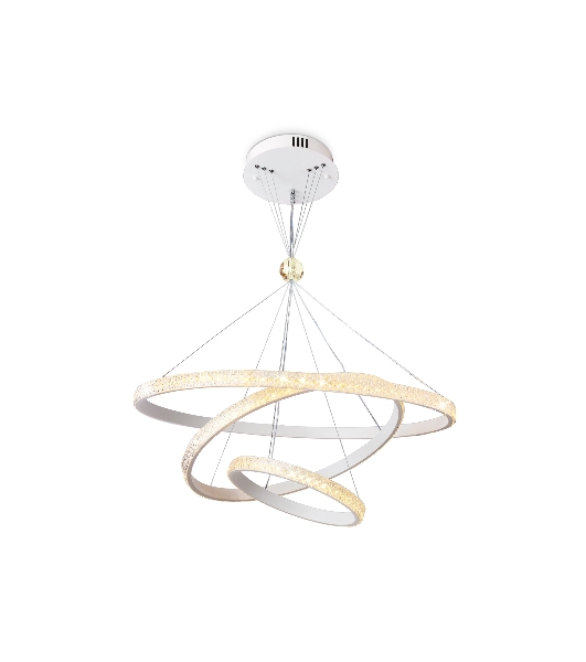 Светильник Ambrella light FA6157/3 WH белый 3000K/4200K/6400K 106W D700*890 (ПДУ РАДИО 2.4G)