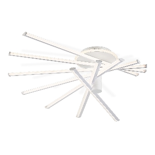 Потолочный светодиодный светильник Ambrella light FL6241 WH белый 135W 3000K-6400K 900*750*230 (ПДУ ИК)