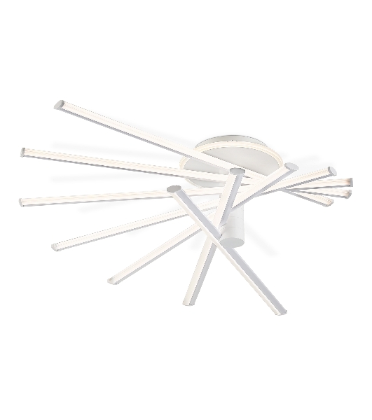 Потолочный светодиодный светильник Ambrella light FL6241 WH белый 135W 3000K-6400K 900*750*230 (ПДУ ИК)
