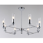 Люстра Ambrella light LH55152/8 CH/CL хром/прозрачный E14/8 max 40W D765*520, фото4