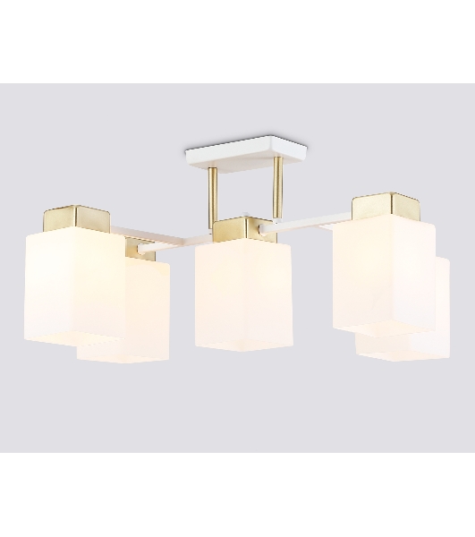 Светильник Ambrella light TR303047/5 WH/GD белый/золото E27/5 max 60W 540*480*270