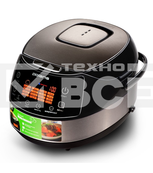Мультиварка Polaris PMC 0517AD 5л 860Вт серебристый/черный