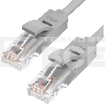 Патч-корд Greenconnect прямой 3.0m, UTP кат.5e, серый, позолоченные контакты, 24 AWG, литой, GCR-LNC03-3.0m, ethernet high speed 1 Гбит/с, RJ45, T568B Greenconnect Патч-корд прямой 3.0m, UTP кат.5e, серый, позолоченные контакты, 24 AWG, литой, GCR-LNC03-3, фото4