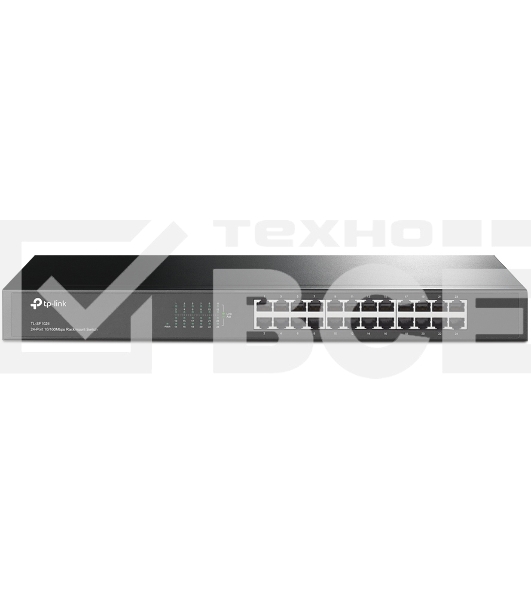 Сетевой коммутатор TP-Link SMB TL-SF1024 Коммутатор 24-port 10/100M Switch, 1U 19-inch rack-mountable steel case