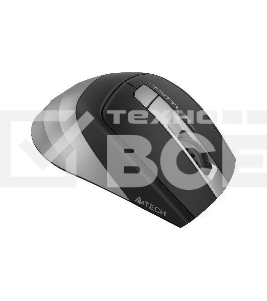 Мышь беспроводная A4Tech Fstyler FG35 серый/черный, 2000 dpi, радиоканал, USB, кнопки - 6