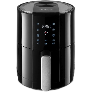 Аэрогриль Kitfort КТ-2225 черный, 1000 Вт, 1.9 л, сенсор, 6 программ