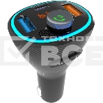 Автомобильный FM-модулятор Ritmix FMT-B300 черный BT USB (80000849), фото4