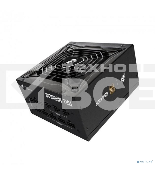 Блок питания 1STPLAYER PS-850SP, 800Вт, 80 PLUS Gold, 140мм, модульный, черный