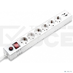 Сетевой фильтр Buro BU-SP3_USB_2A-W 3м (6 розеток) белый (коробка), фото8