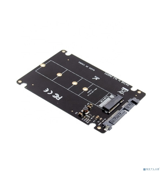 Переходник ORIENT C295S NGFF (M.2) B-key SSD - SATA 2.5', тип 2230/2242/2260/2280, для подключения SSD M.2 SATA в отсек HDD 2.5' (30916)
