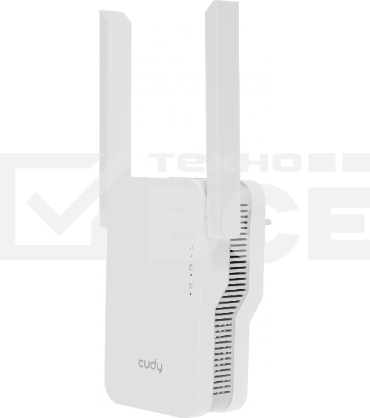 Повторитель беспроводного сигнала Cudy RE1800 AX1800 10/100/1000BASE-TX/Wi-Fi белый