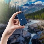 Внешний SSD Transcend USB-C 1TB TS1TESD410C ESD410C 1.8' темно-синий, фото3