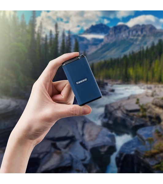 Внешний SSD Transcend USB-C 1TB TS1TESD410C ESD410C 1.8' темно-синий