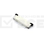 Разъем FPC  Half Coverage Top Contact 1.0K-BS-12PWB 12 pin высота 2мм шаг 1мм, фото4