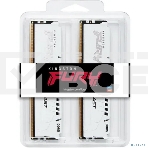Оперативная память Kingston Fury Beast, DDR5, 32GB (2x16GB), 5600MHz, CL40, с радиатором, белый, фото6