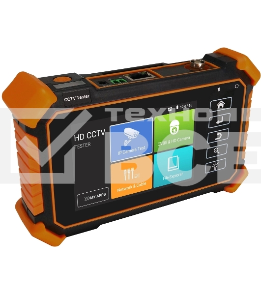 Универсальный наручный монитор-тестер Tezter TIP-H-4(Hand) AHD/CVI/TVI/CVBS и IP-видеосистем