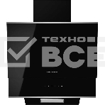 Вытяжка Kuppersberg/ наклонная, 60 см, 600 м3/ч, отвод/рециркуляция, 3 скорости, черный + нерж. сталь, фото2