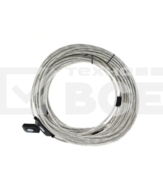 Кабель-адаптер Aopen/Qust USB2.0-repeater, удлинительный активный Am-->Af 20м (ACU823-20M) 6938510851345