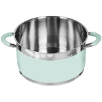 Кастрюля LARA LR02-545 MINT 26x14 см, 7,2 л, носик, индукционное дно, крышка с бортом, нержавеющая сталь, фото9
