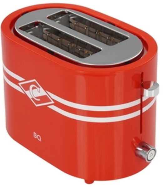 Тостер BQ T1004 Spartak красный, 1000 Вт, 2 слота