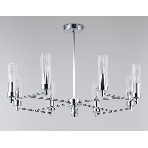 Люстра Ambrella light LH55152/8 CH/CL хром/прозрачный E14/8 max 40W D765*520, фото3