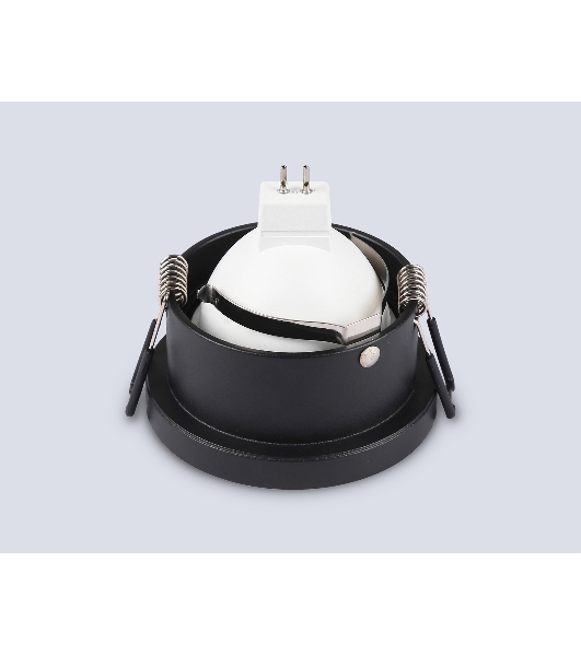 Встраиваемый точечный светильник Ambrella light TN102802 BK черный GU5.3 D71*34