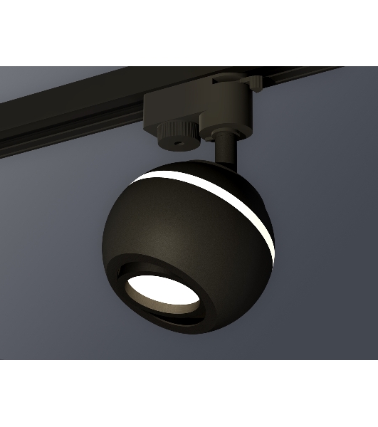Светильник Ambrella light XT1102021 SBK/PBK черный песок/черный полированный MR16 GU5.3 LED 3W 4200K (A2521, C1102, N7002)