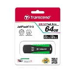 Флешка USB Transcend JetFlash 810 (TS64GJF810), 64Gb, USB 3.0, R/W 100/40, черный/зеленый, фото 1