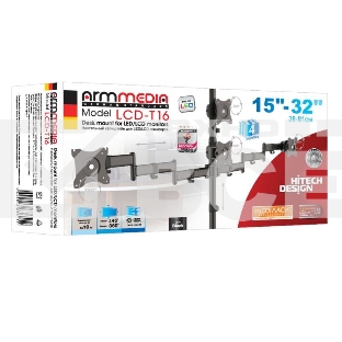 Кронштейн для мониторов Arm Media LCD-T16 черный 15