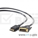 Кабель DisplayPort-DVI Gembird/Cablexpert 1.8м, 20M/19M, черный, экран, пакет(CC-DPM-DVIM-6), фото4