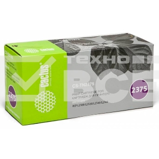 Картридж лазерный Cactus CS-TN2375 черный (2600 стр.) для Brother DCP L2500/L2520/L2540/L2560