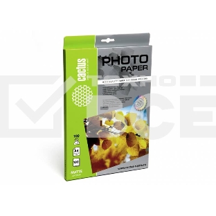 Фотобумага Cactus CS-MA4100100 A4/100г/м2/100л. матовая для струйной печати