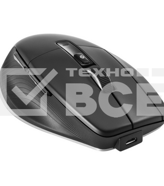 Мышь беспроводная/проводная 3Dconnexion CadMouse Pro Wireless Left (3DX-700079) черный, 7200 dpi, радиоканал, Bluetooth, USB Type-C, кнопки - 7