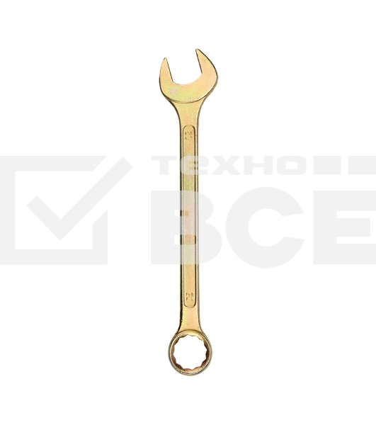 Ключ комбинированный Rexant 30 мм, желтый цинк