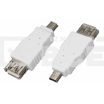 Переходник гнездо USB-A (Female)-штекер miniUSB (Male) Rexant, фото 1