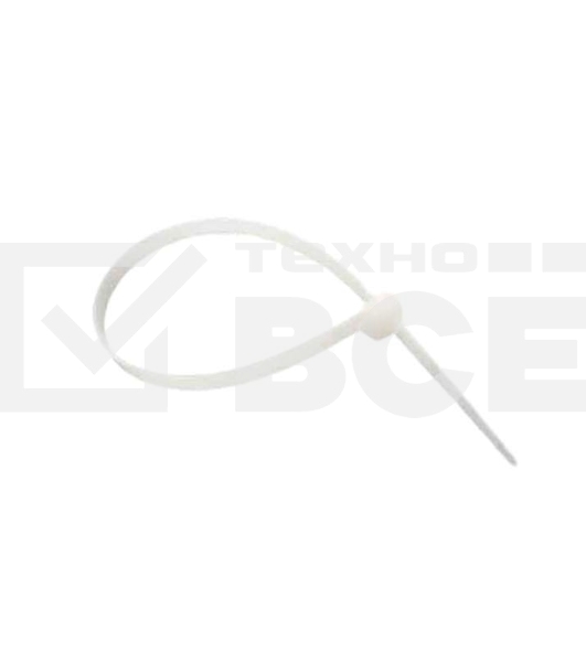 Хомут под винт 3.6х150 нейл. бел. (уп.100шт) Rexant 07-0154