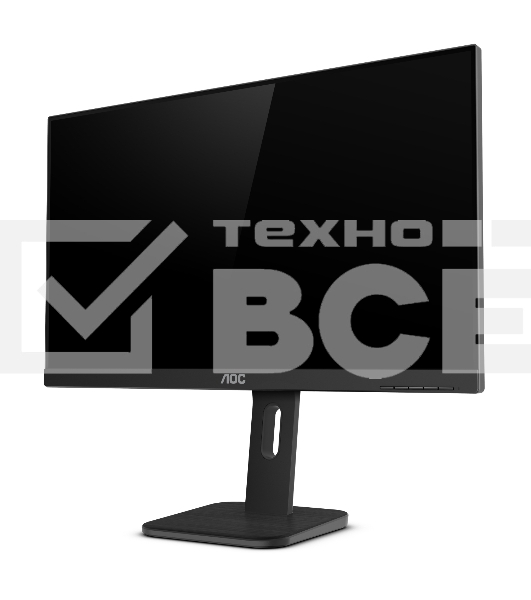 Монитор 23.8' AOC 24P1 IPS 1920x1080, 76 Гц, 5 мс, 16:9, 250 кд/м2, 1хDVI, 1xHDMI, 1хDP, 1хVGA, 4xUSB, 1x3.5 мм, черный