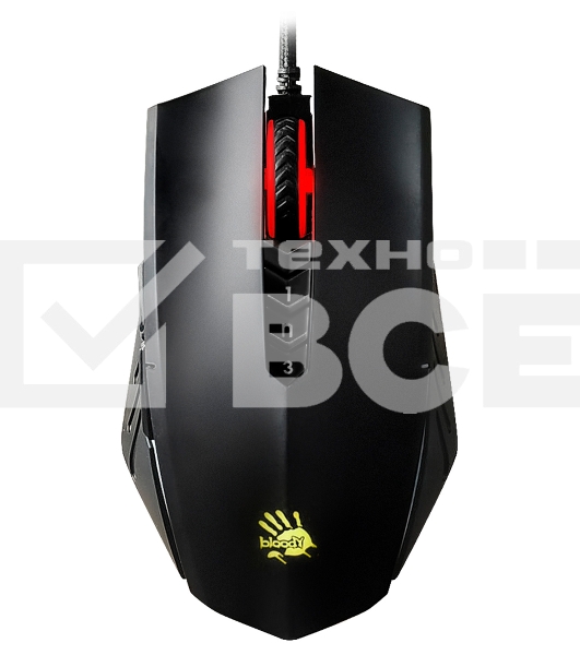 Мышь проводная A4Tech Bloody A70 черный, 6200 dpi, USB, кнопки - 8