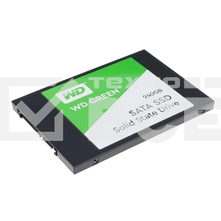 Накопитель SSD WD Green WDS240G3G0A, 240Gb, SATA III, 2.5