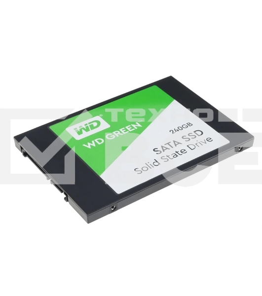 Накопитель SSD WD Green WDS240G3G0A, 240Gb, SATA III, 2.5