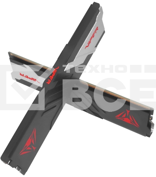 Оперативная память Patriot Viper Venom, DDR5, 32GB (2x16GB), 6200MHz, CL40, с радиатором, черный
