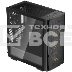 Компьютерный корпус Deepcool CK560 без БП, боковое окно (закаленное стекло), 3xARGB LED 120мм вентилятора спереди и 1x140мм вентилятор сзади, черный, ATX, фото15