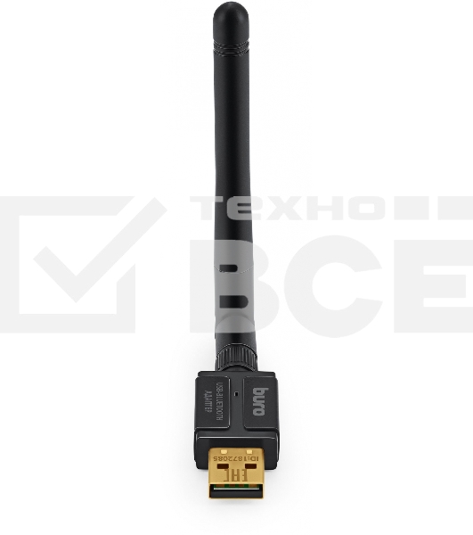 Адаптер USB Buro BU-BT532 Bluetooth 5.3+EDR class 1 100м черный