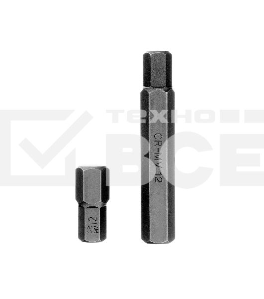 Набор бит STELS 11313hex хвостовик-шестигранник 1/2'' crv 10мм 15предм.