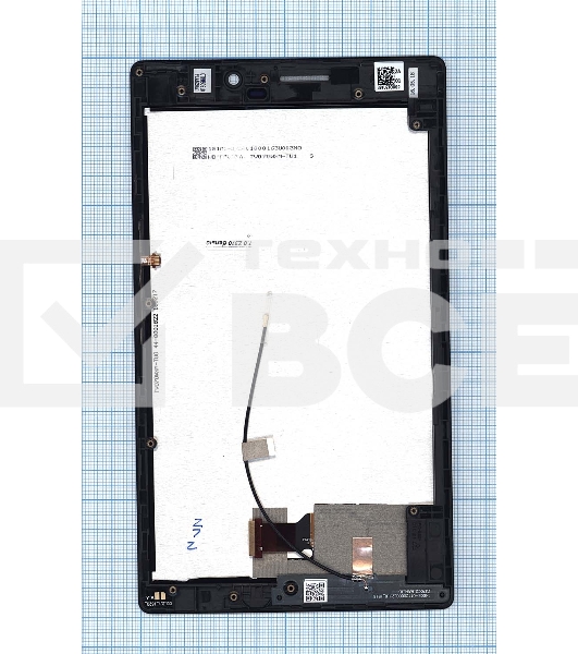 Модуль (матрица + тачскрин) для Asus ZenPad 7.0 Z370 белый с рамкой